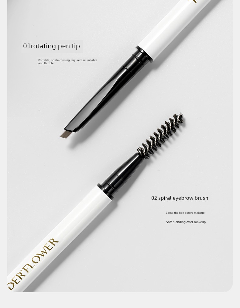 German Nenfu Eyebrow Pencil for Women Preparing for Pregnancy, Waterproof, Sweat-Resistant, Not Easy to Fade, with Distinct, Natural-Looking Eyebrows, — 16