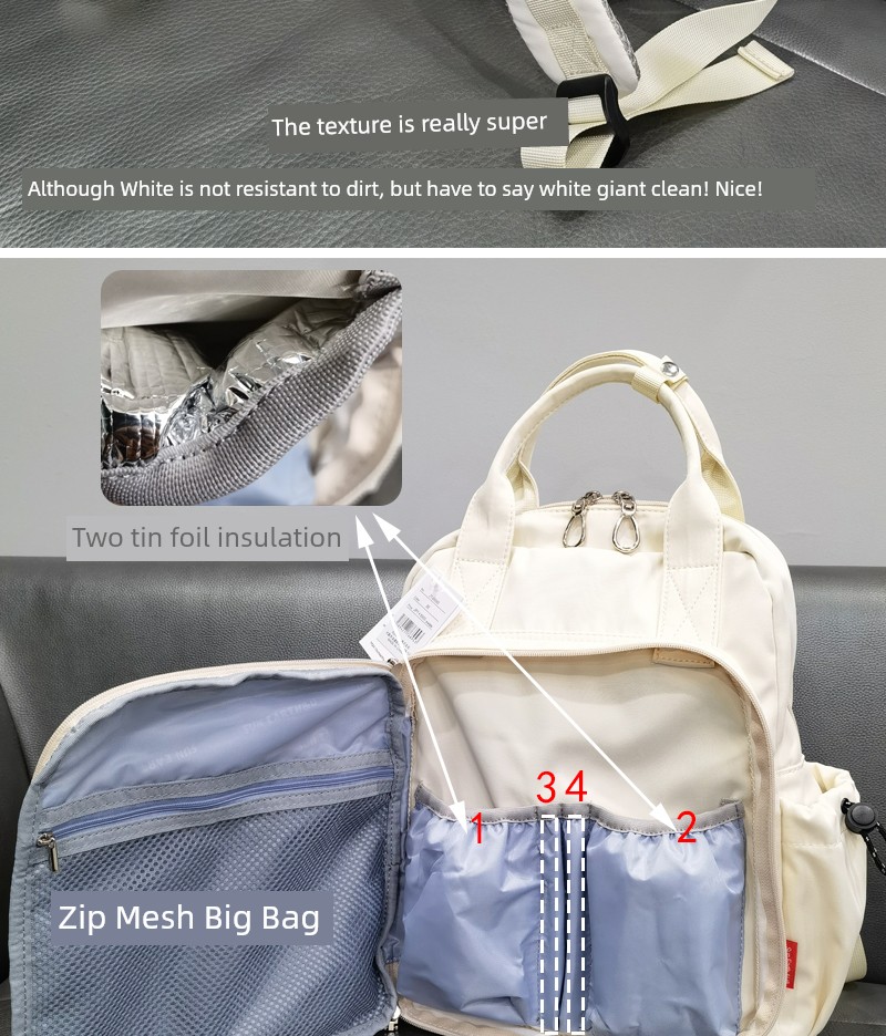 Japan Super Lightweight Waterproof Go out Satchel Baby Diaper Bag — 18