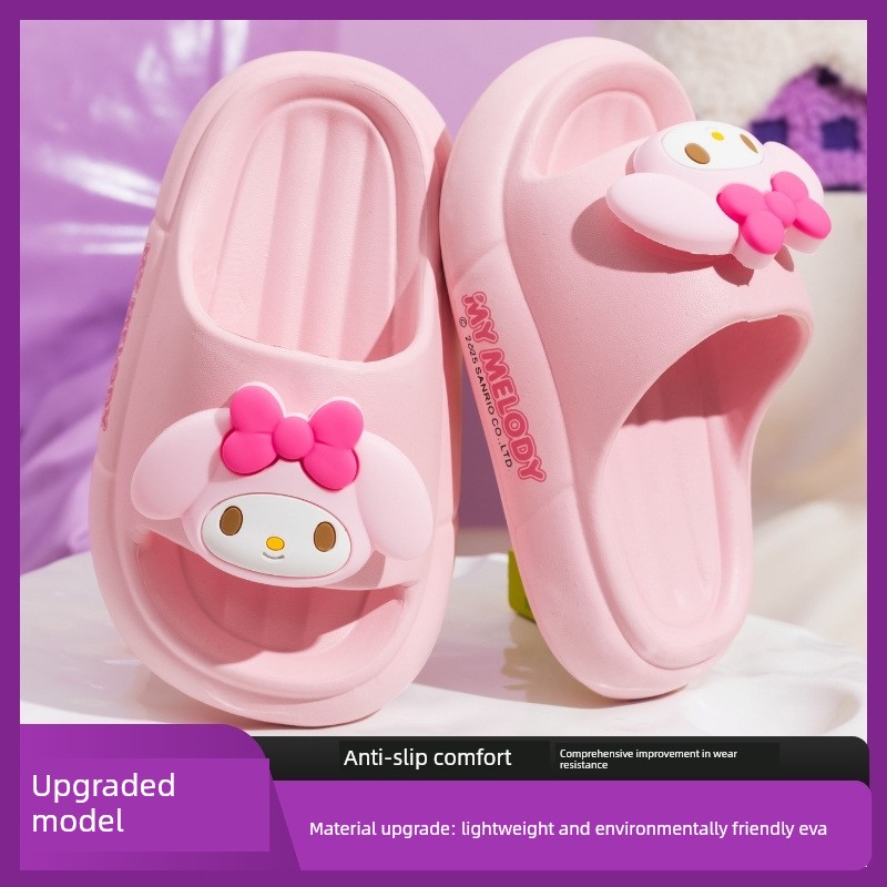 Sanrio Kidsren's Slippers 2026 Summer New Style Boys and Girls Baby Indoor Home Non-Slip Kidsren's Slippers — 2