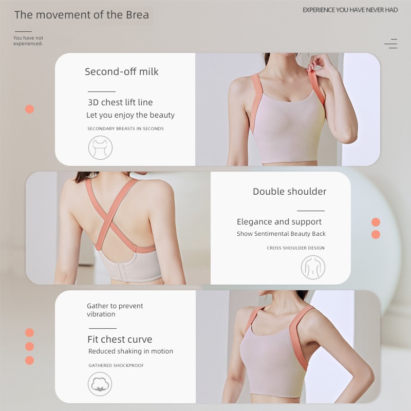 run yoga Fitness wear Bras motion Underwear