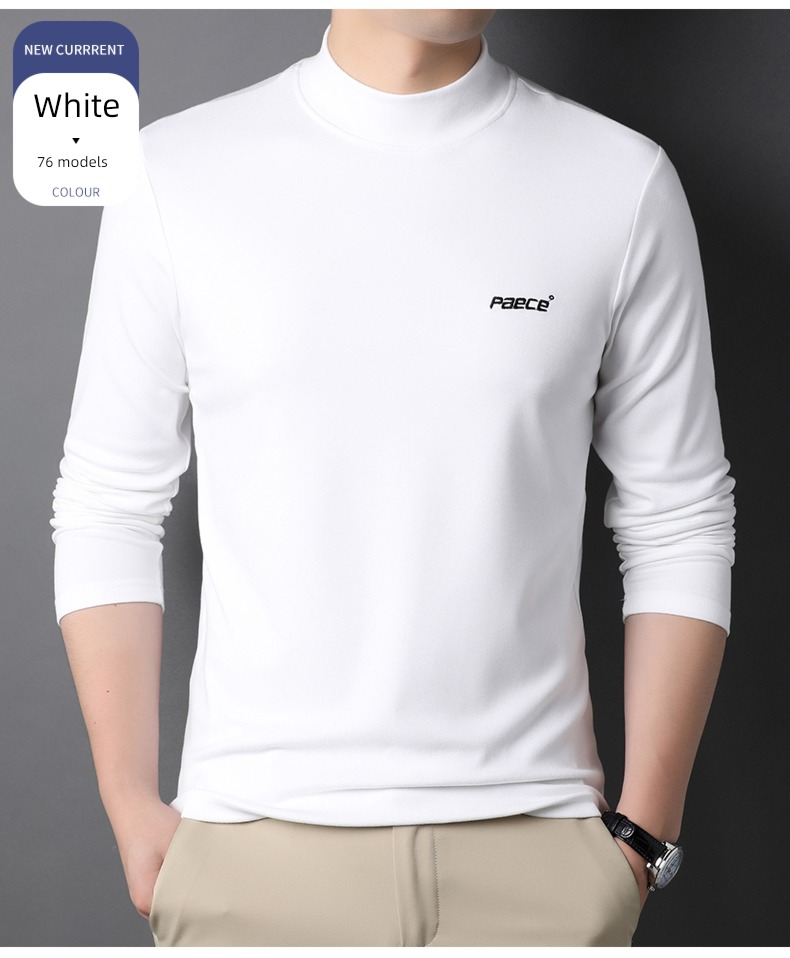 Romon man keep warm Undershirt Sweater Long sleeve T-shirt