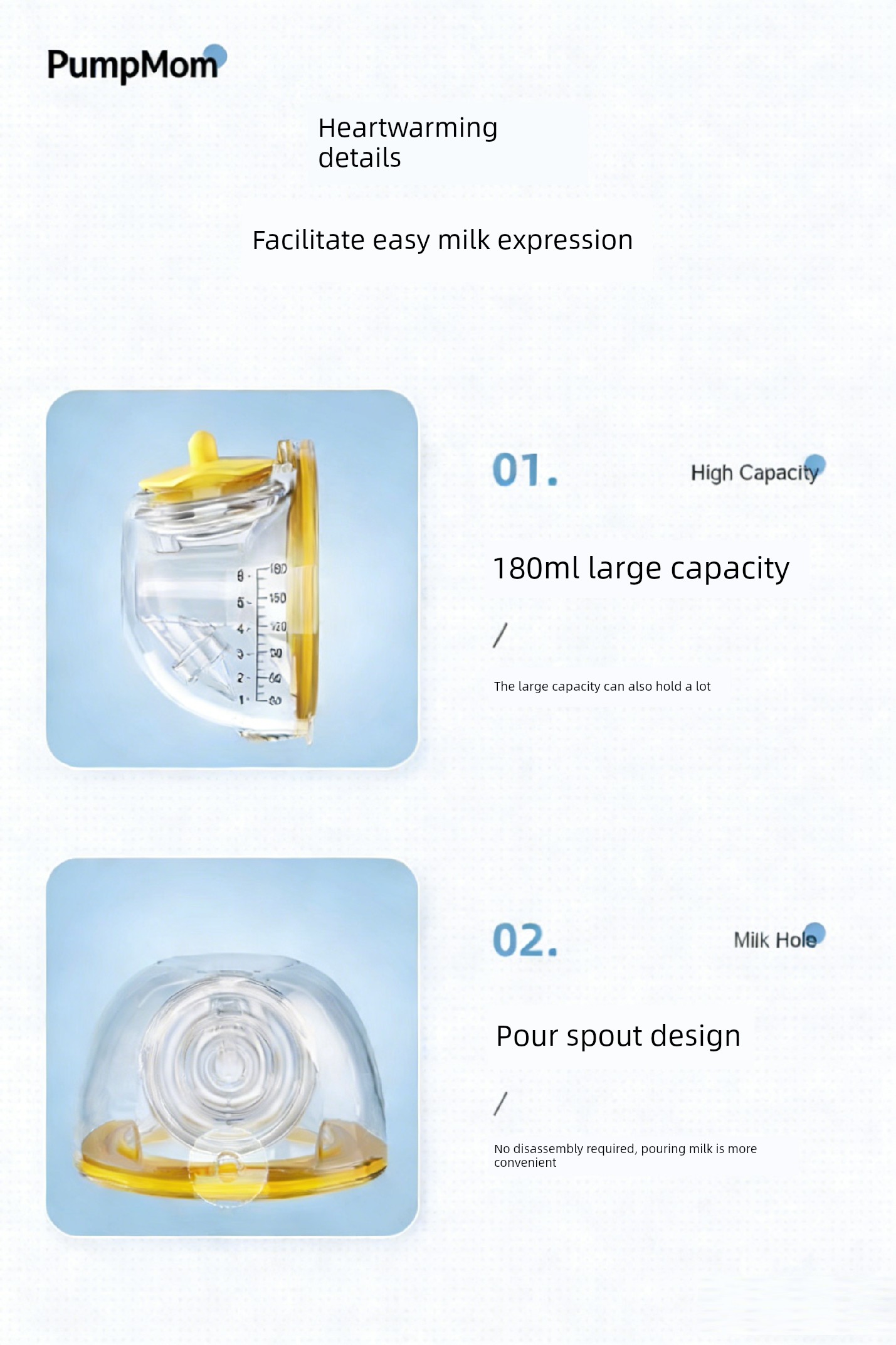 Pumpmom Hands-Free Breast Pump Accessories Compatible with Brelife, Baby Brezza, Little Bear, Medela — 13