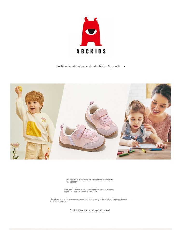 Abckids Girls' Super Stylish Shoes Children's Sneakers 2026 New Autumn Student Running Shoes with Soft Soles — 1