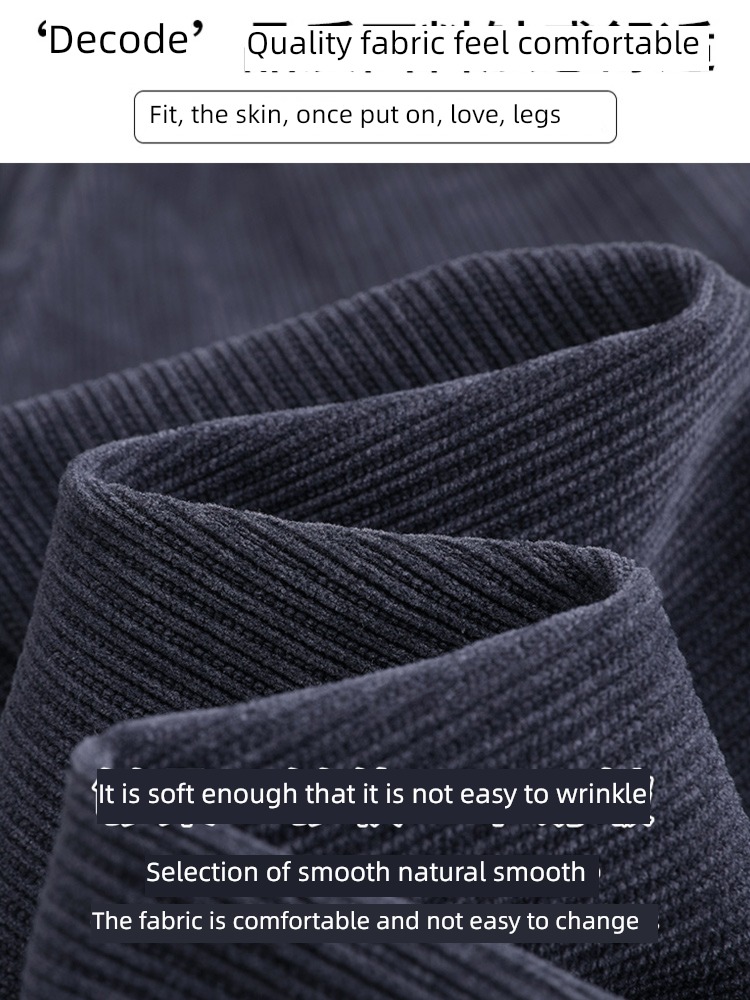 winter chenille  Wide leg pants female Autumn and winter little chap trousers High waist Drawstring Plush thickening grey Corduroy trousers