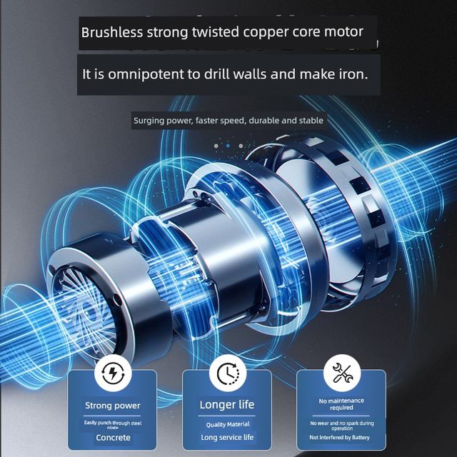 Brushless torque driver electric screwdriver mcto mini pocket batch handheld electric drill rechargeable torque drill