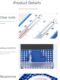 Greenhouse breeding dry and wet thermometer for laboratory temperature and humidity meter high-precision dry and wet bulb temperature and humidity household hygrometer