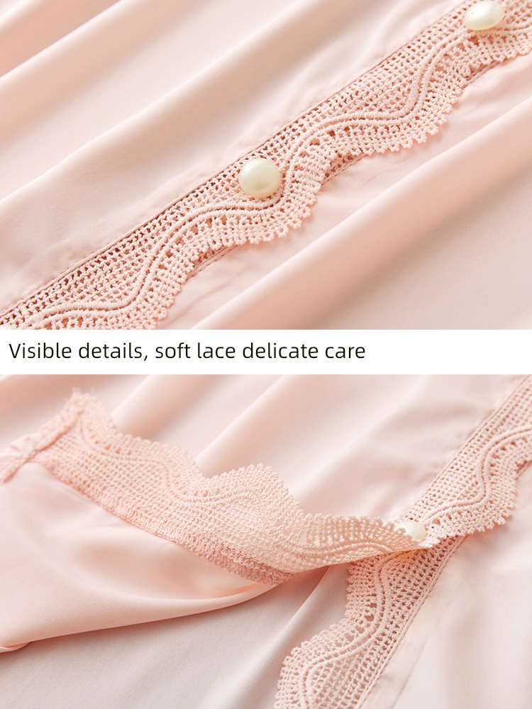 sexy gules marry bride Ice silk Benmingnian pajamas