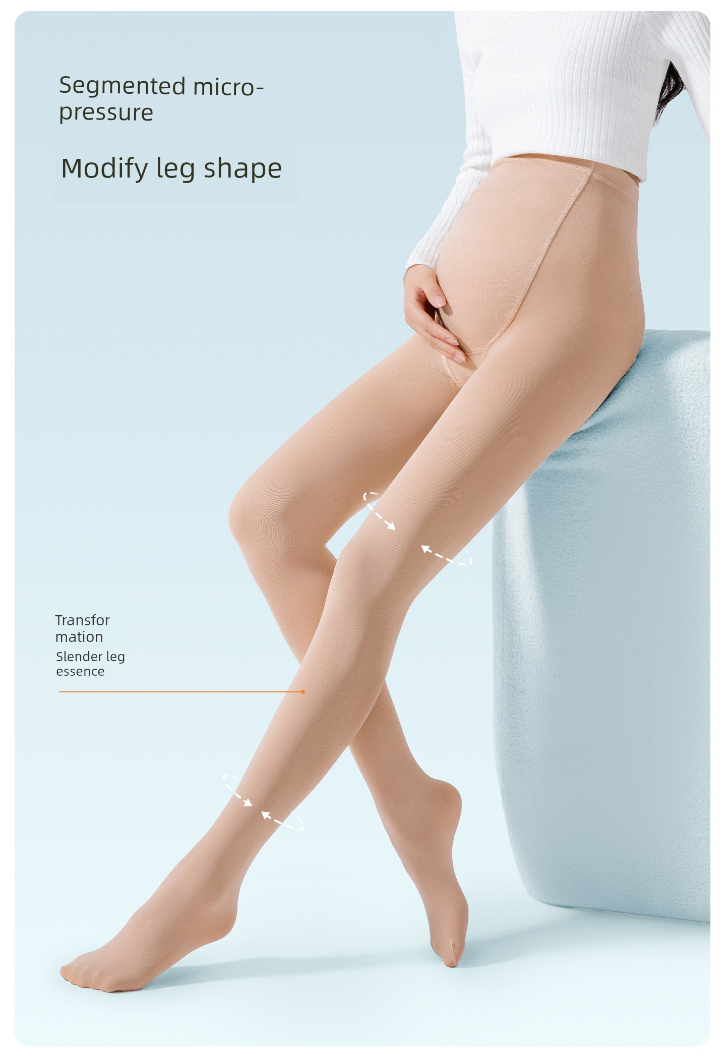 Women's Stockings Flesh Color Superb Fleshcolor Pantynose Winter Pregnant Women — 7