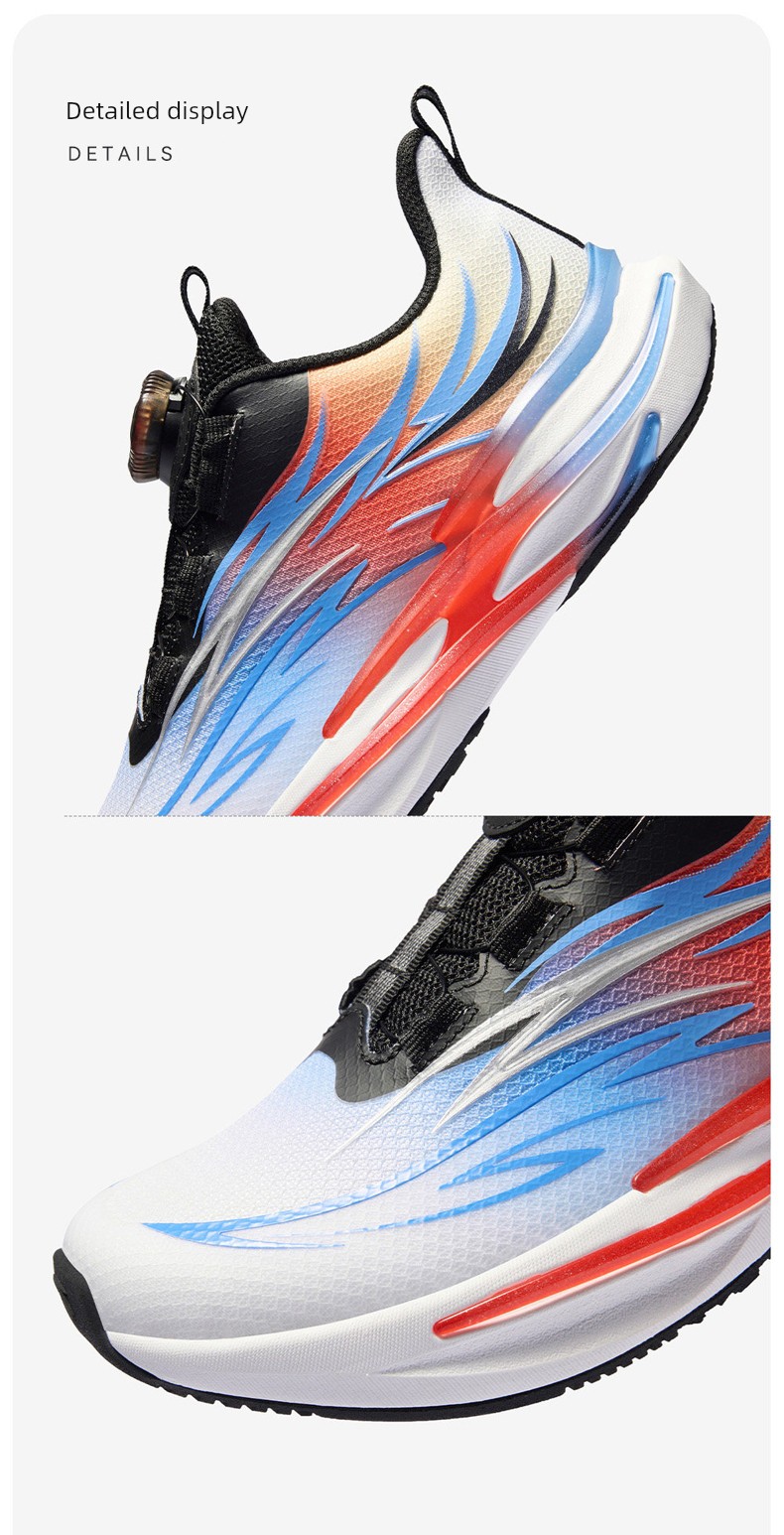 Red Flame | Anta Running Shoes 2026 Autumn New Sports Shoes Children's Shoes Boys and Girls Running Shoes Trendy and Cool for Teenagers — 25