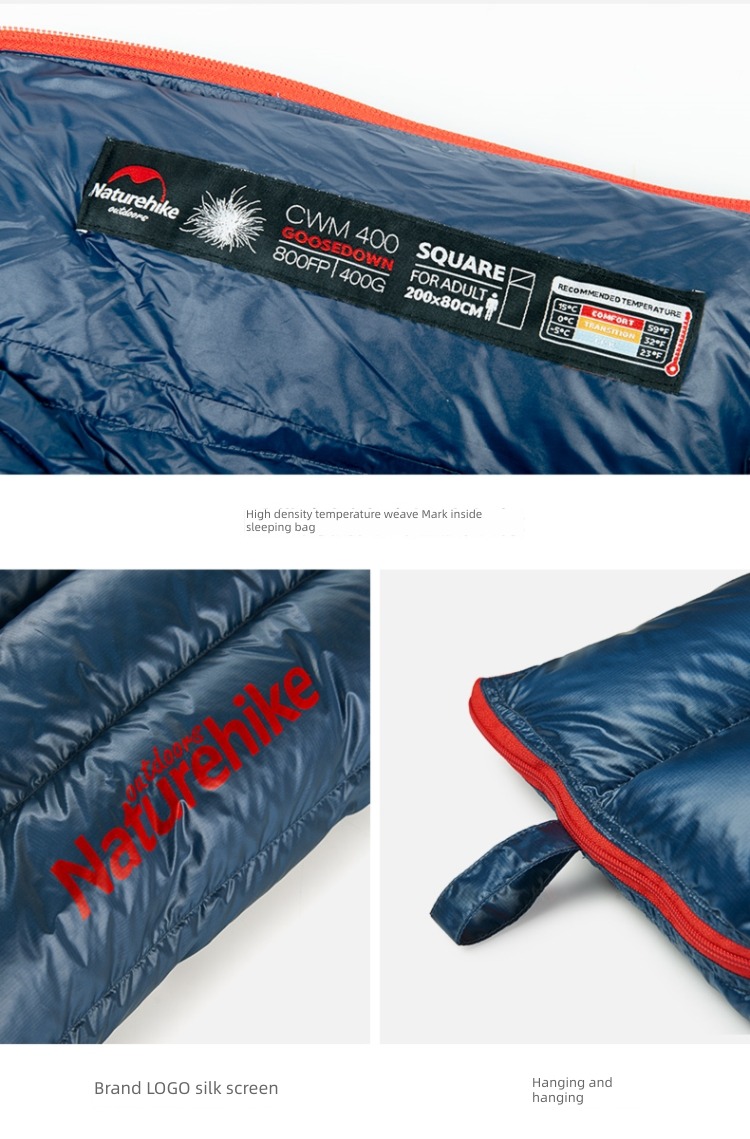 camp Septum winter keep warm Spliceable down Sleeping bag