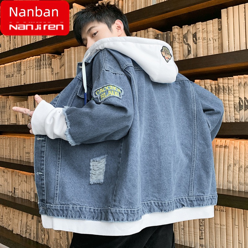NGGGN leisure time Hooded spring and autumn easy chaqueta