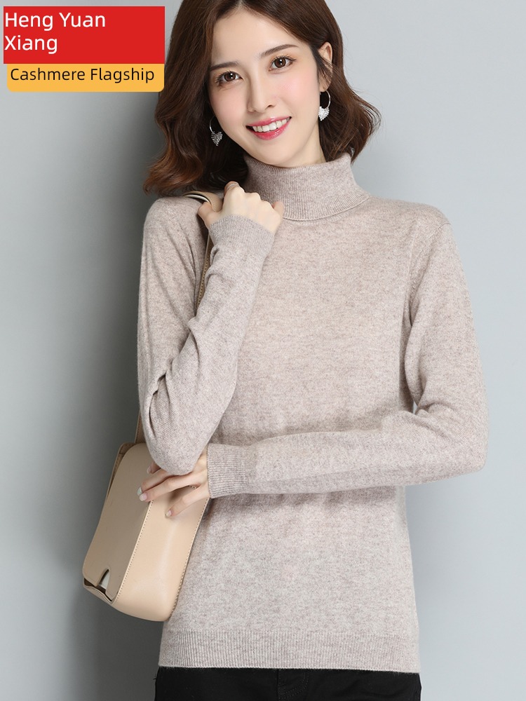 hyz  High collar ma'am Autumn and winter homegrown products Cashmere sweater
