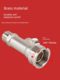 Natural gas meter joint brass M30 transform 4 points inner and outer wire gas meter aluminum-plastic pipe special conversion elbow tee