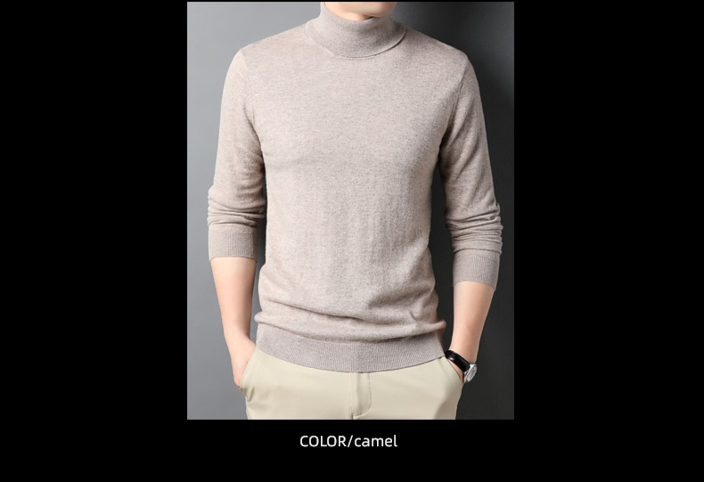 Spring, autumn and winter High collar Solid color Thin money Inner lap cardigan