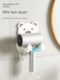 Home hair dryer storage rack without punching in bathroom hair dryer hanger bathroom air duct wall-mounted storage rack