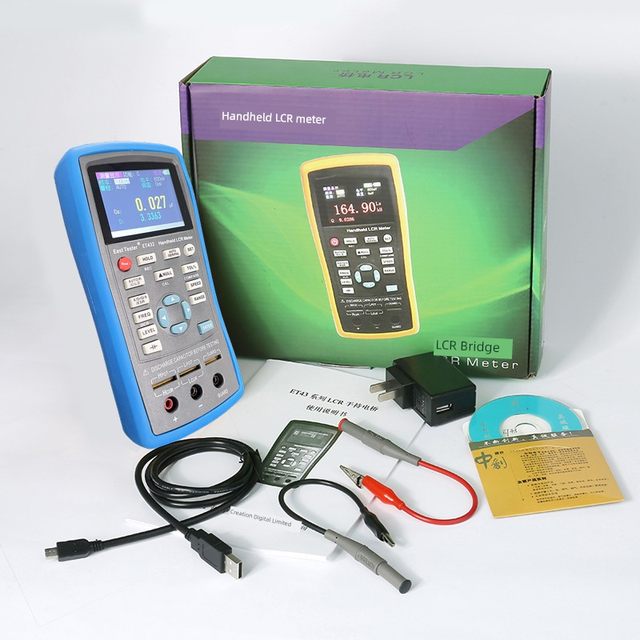 Zhongchuang Handheld Digital Bridge LCR Meter ET430ET432 High Precision Capacitor Inductor Resistance Meter Tester