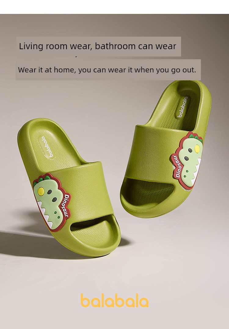 Balabala Children's Shoes Kids' Slippers Boys Girls Bathroom Shoes Home Summer Cartoon Sandals Casual Versatile — 3