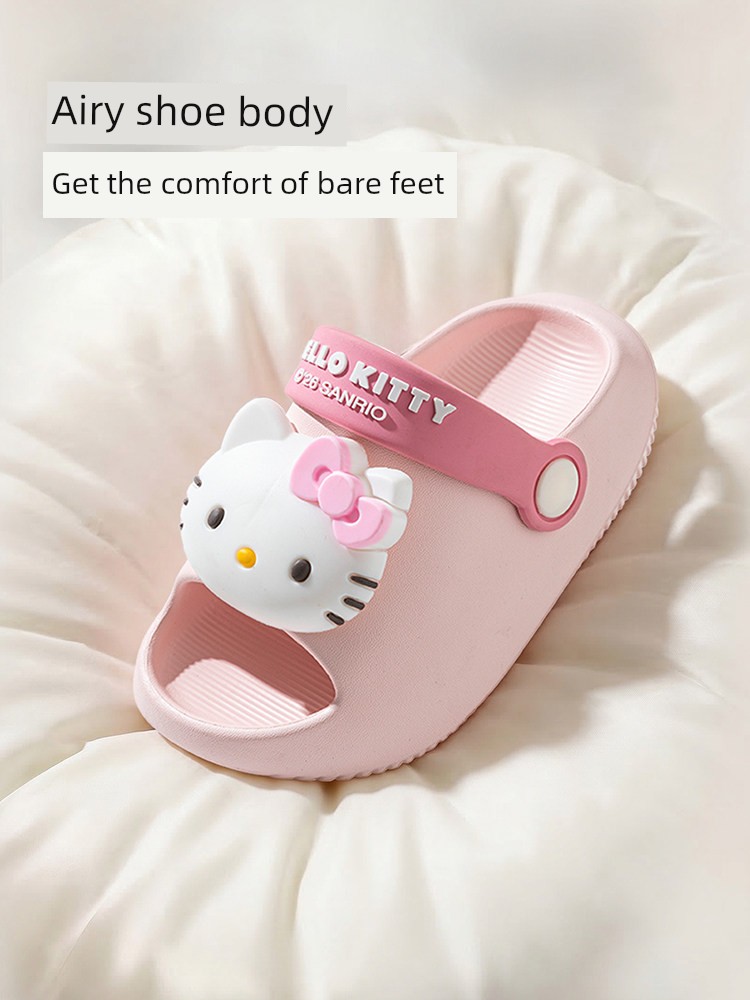 Hello Kitty Girls' Slippers for Children, Summer Indoor Non-Slip Slippers for Toddlers and Young Girls, Suitable for Home and Kindergarten — 2