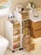 Bathroom storage rack toilet clip floor storage cabinet gap toilet side storage bathroom cart storage rack