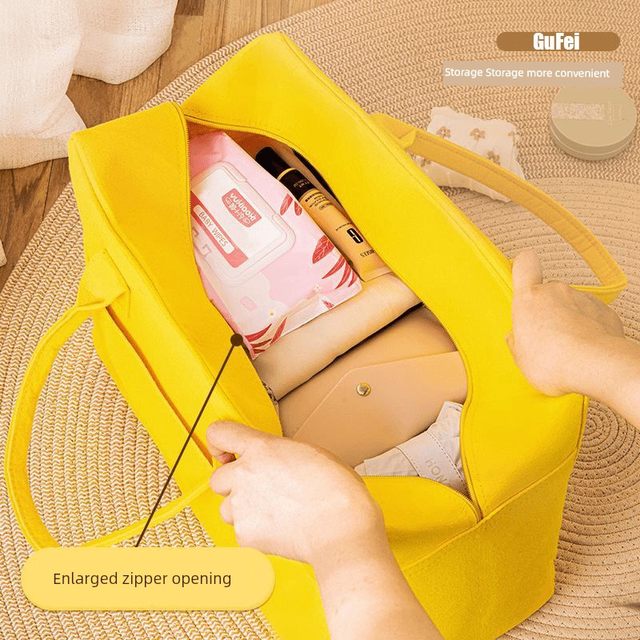 Cartoon bag travel bag storage handbag large capacity children's duffle bag trolley bag luggage felt bag lightweight