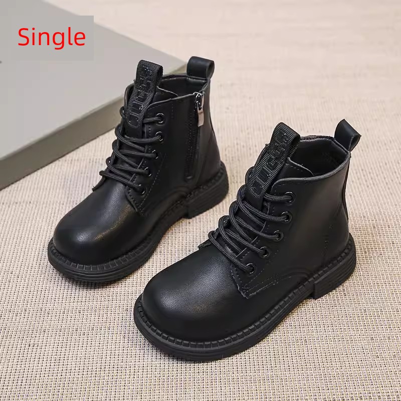Children's Boots 2026 Autumn and Winter Martin Boots for Girls, Non-Slip Soft Sole, Runway Performance Dance Boots, Breathable Short Boots for Boys — 2