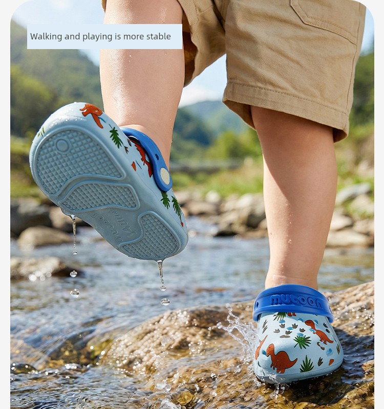 Children's Slippers for Indoor Use, New Summer Style for Boys, Clogs for Kids, Outdoor Sandals for Girls, Beach Shoes — 30