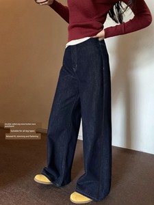Highly Recommended~ Buy Without Thinking Twice! Maternity Jeans for Spring and Summer, Loose Straight-Leg Pants Without 