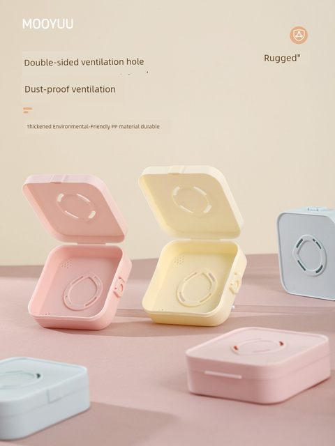 Breathable powder puff storage box Air cushion Puff box Empty box Portable acrylic special dustproof makeup
