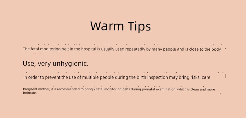 Hospital, Same Section Two Widened Fetal Heart Monitoring Belts for Prenatal Examination — 4