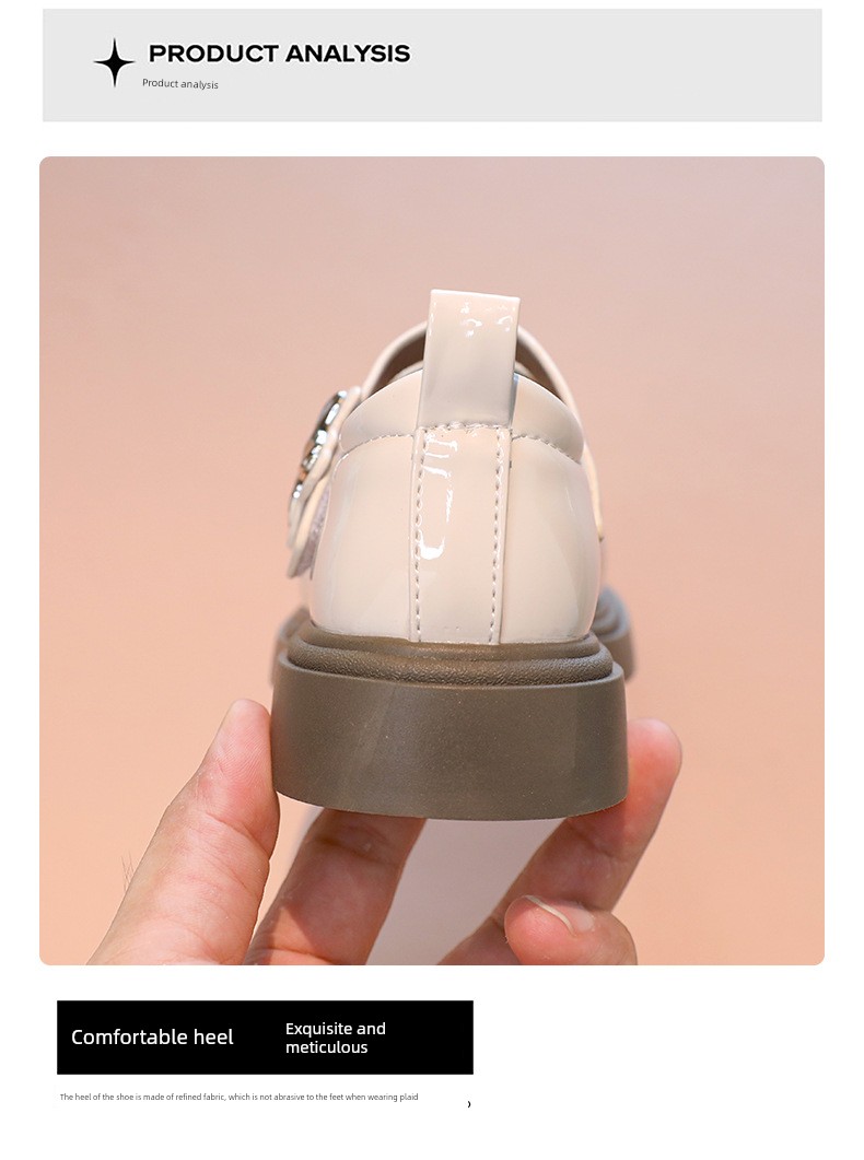 Black Leather Shoes for Girls, College Style Mary Jane Shoes, Versatile and Comfortable, British Style, Super Soft, 2026 New Model for Women — 12