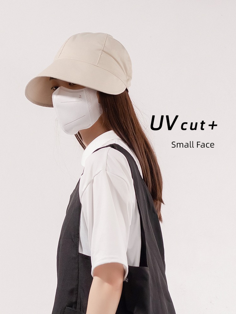 summer Zhao Lusi Same Foldable female shading Sunscreen cap