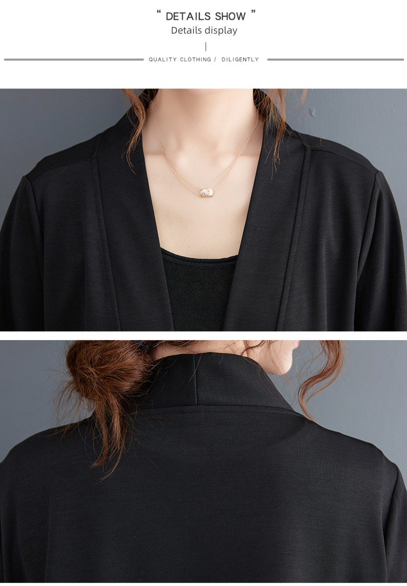 Medium and long term Big size Fat mm Leisure fashion popular Windbreaker