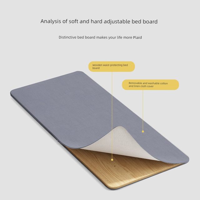 Solid wood waist protection board bed pad hard board protection spine protection single sofa bed breathable whole wooden board hard pad