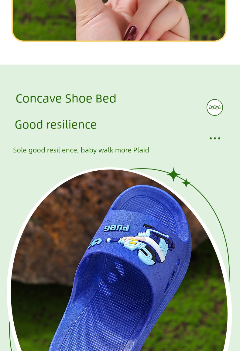 2026 New Arrivals All-In-One Kidsren's Slippers for Boys, Summer Indoor Home Use, Non-Slip Soft-Soled Slippers for Older Boys — 11