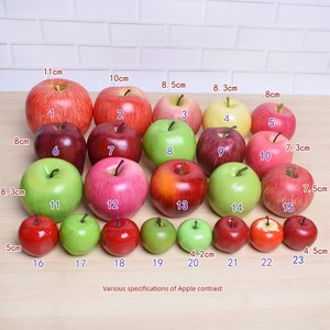 Emulational Fruit Fake Green Apple Red Apple Model Cabinet Home Decoration Simulation Apple