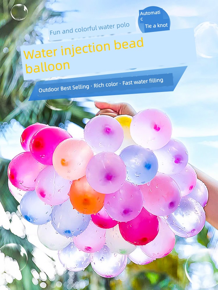 Water Balloon Kids Rapid Perfusion Automatic Knot Filling Water Balloon Summer Outdoor Water Fight Handy Gadget Non-Toxic Water Bomb