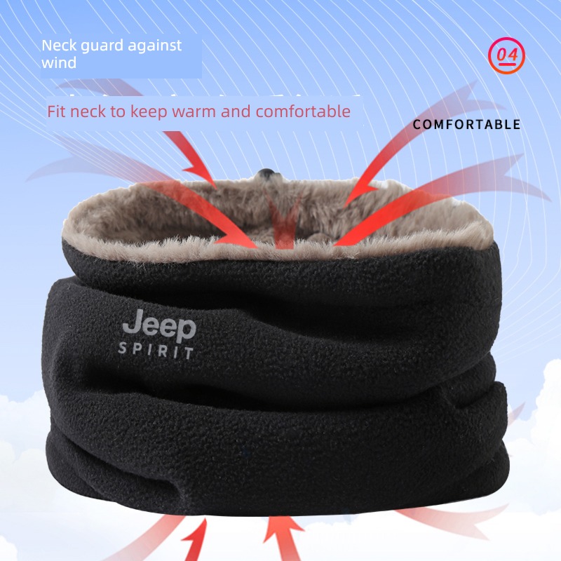 jeep winter keep warm scarf female Ride thickening Neck cover