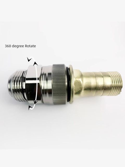 Refueling gun aluminum alloy stainless steel 360 degree rotary joint variable diameter oil pipe movable joint 4 minutes 6 minutes 1 inch