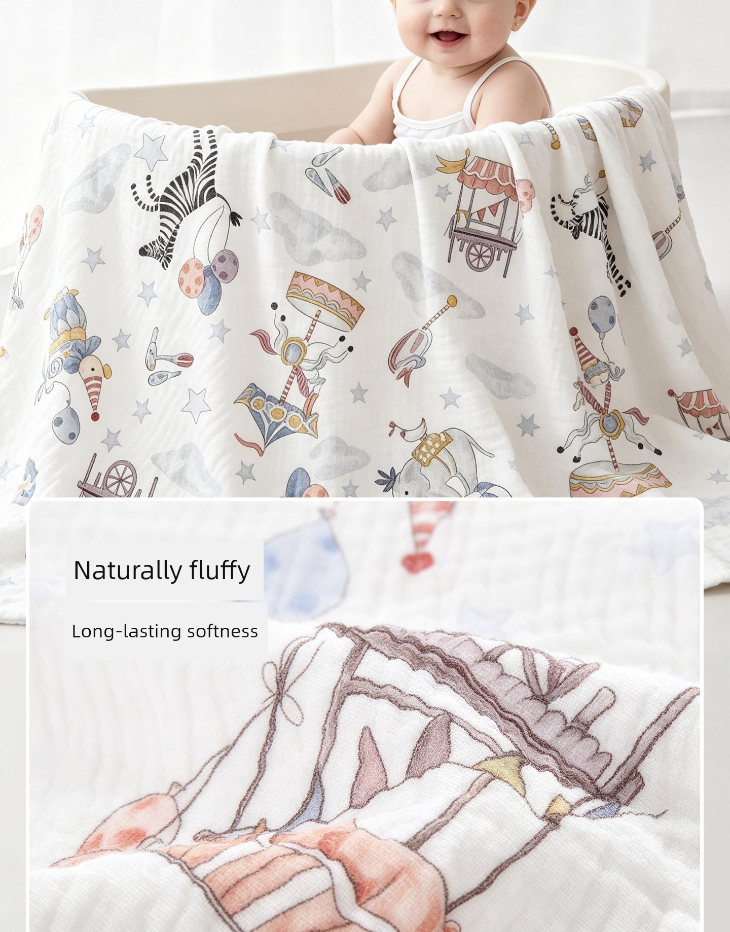 Maternity Bag, Complete Set of Newborn Baby A-Class Pure Cotton Clothes, Essential Newborn Supplies for Hospital Admission in October — 12