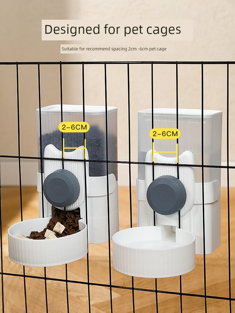 貓咪狗狗自動喝水餵食器 掛式寵物水壺 籠子懸掛 飲水機