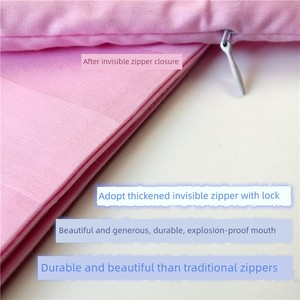 Liner Cover Encrypted Zipper Leak-Proof Double Cotton Pillow