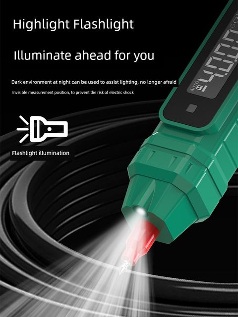 Baolian Smart Pen Multimeter Multifunctional Electric Pen Test Pen High-precision Capacitor Meter Electrician Digital Display Testing Universal Meter