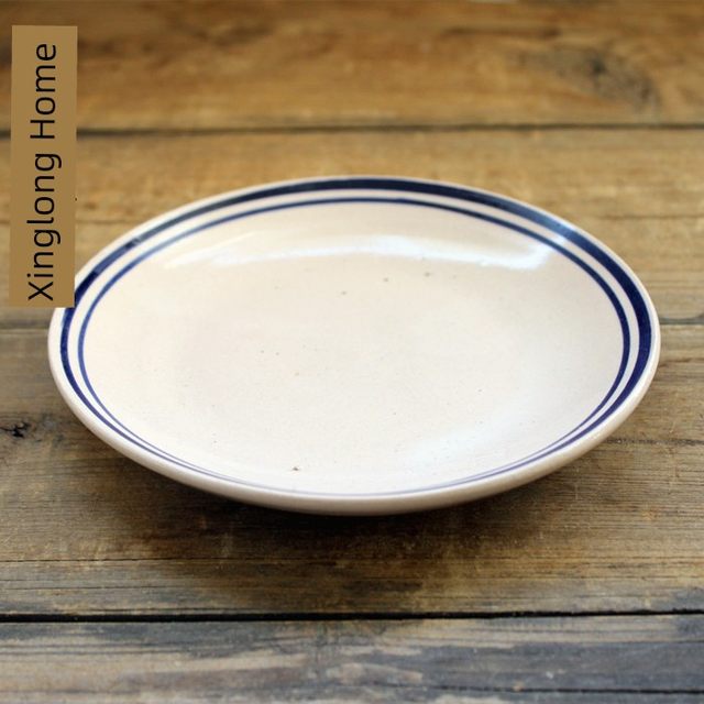 Local vegetable dish, clay steamed plate, ceramic bowl, coarse plate, clay plate, farmhouse dish, ceramic plate, steamed rice plate, dish recommended pure handmade
