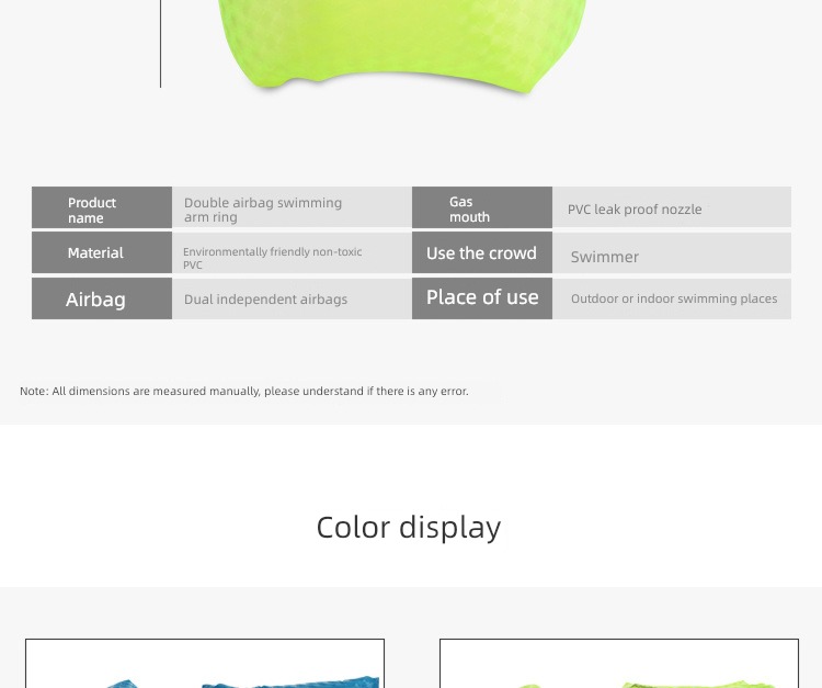 thickening pearl light Swimming Water sleeve inflation Arm circle
