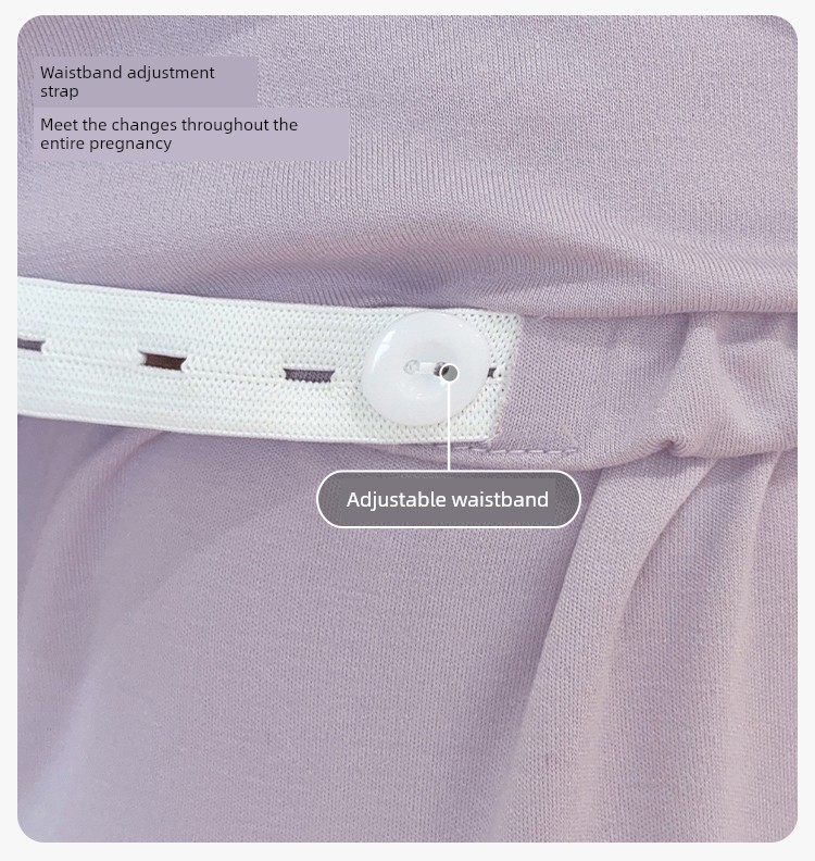 Hat with Chest Pad, Autumn and Winter Maternity Wear, Pure Cotton Nursing Pajamas, Spring and Autumn Postpartum Maternity Wear, Non-Tightening Home Wear — 10