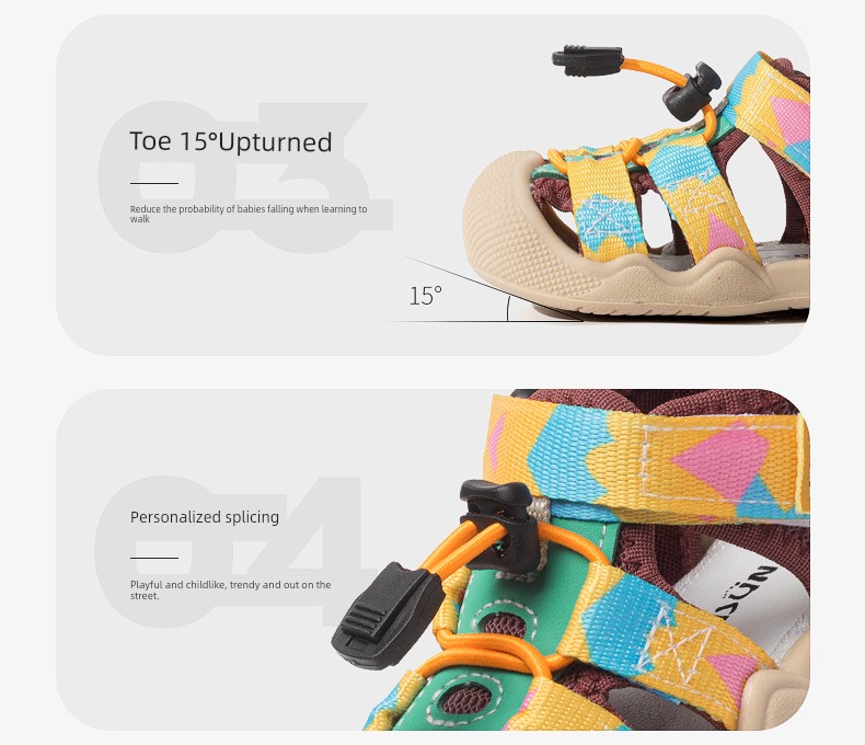 Baby Sandals Baby Boys' Toddler Shoes Summer Baby Sandals Soft Bottom Functional 1-3 Years Old Upstream Sandals Girls' Shoes — 11