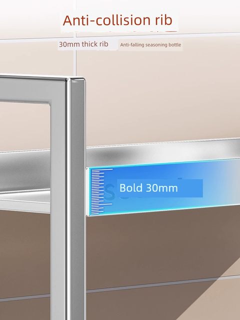 304 stainless steel kitchen seasoning storage rack countertop soy sauce bottle seasoning oil salt sauce vinegar seasoning storage rack