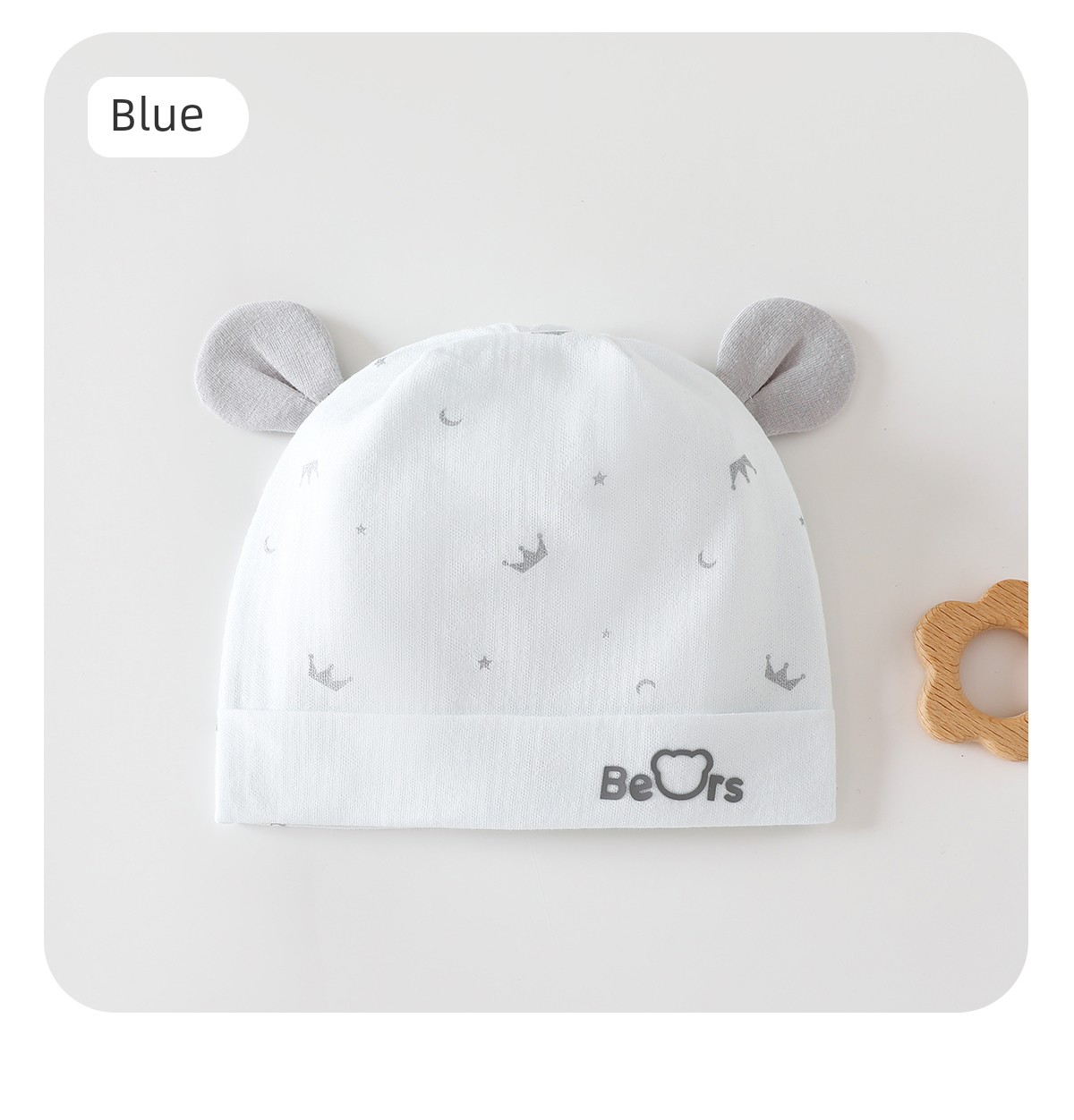 Jq Jingqi Baby Hat Summer 0-6 Months Newborn Thin Breathable Cap Newborn Baby Fontanelle Protection Cap — 16