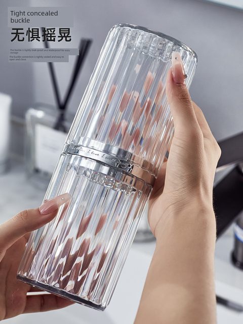 Travel washing set toothbrush toothpaste toothpaste cup three-in-one travel business trip portable mouthwash cup storage box