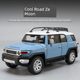 1 24 Toyota Road Cruiser FJ Off-road Alloy Car Model Interior Ornament Double Door Boy Toy Car Gift